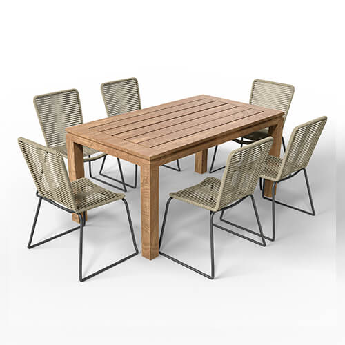 Ensemble table et chaises de jardin pas cher 