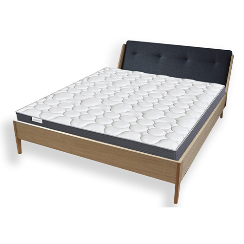 Ensemble lit Nova 160x200 cm + matelas à ressorts ensachés Spring Plus - mousse à mémoire de forme