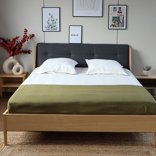 Ensemble lit Nova 160x200 cm + matelas à mémoire de forme Memo Luxe