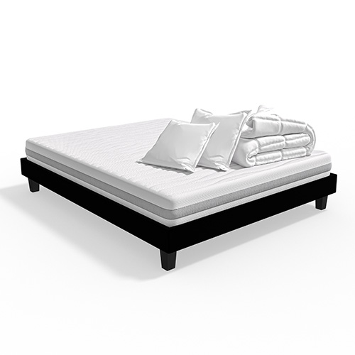 Matelas mousse 160x200 - coutil déhoussable - Clean Confort - Homifab