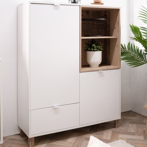Buffet haut 2 portes 1 tiroir 1 niche - Vigo