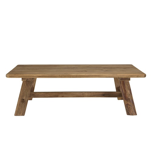 Table basse rectangulaire 140x70cm bois Pin recyclé - Sandy