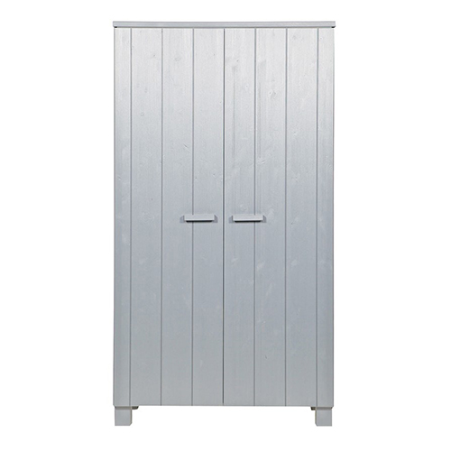 Dennis Armoire Pin Béton Gris