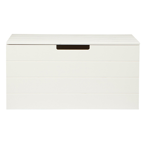 Keet Coffre A Jouet Pin Brosse Blanc