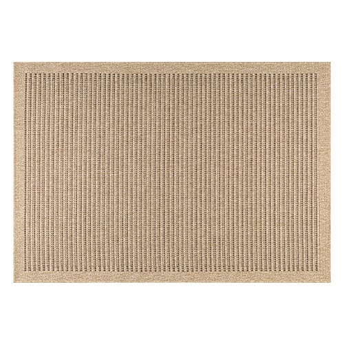 Tapis aspect Jute marron 200x290 - Calie