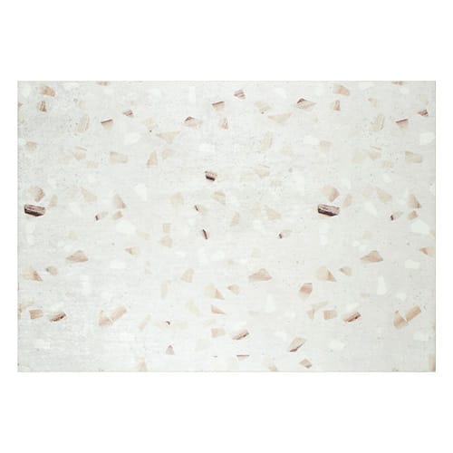 Tapis de cuisine terrazzo Ecru 50x80 - Iva