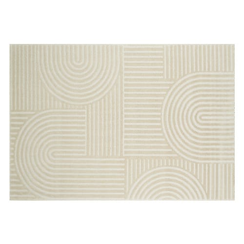 Tapis relief Ecru 200x290 - Dora