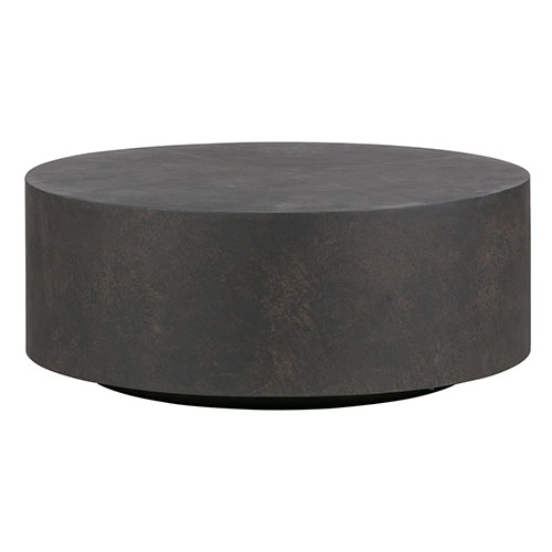 Table basse grise 34x60x60cm - Collection Dean