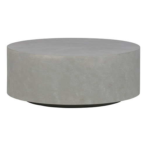 Table basse grise 32x80x80cm - Collection Dean