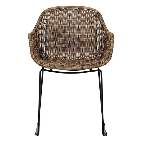 Chaise de jardin en rotin tressé - Willow