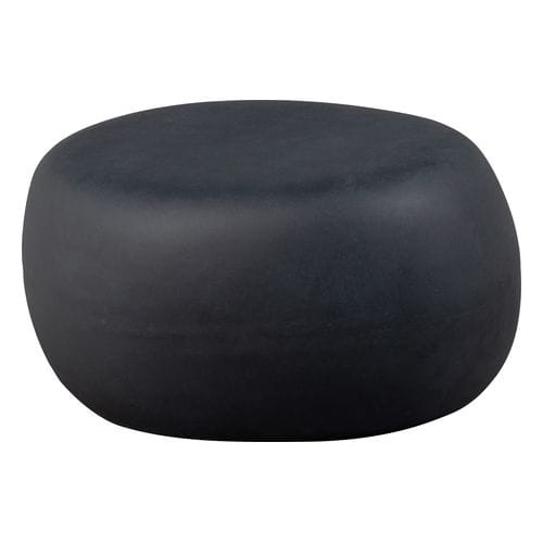 Table basse de jardin forme organique gris anthracite - Pebble