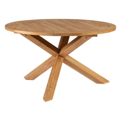 Table de jardin ronde 130cm en teck - Java