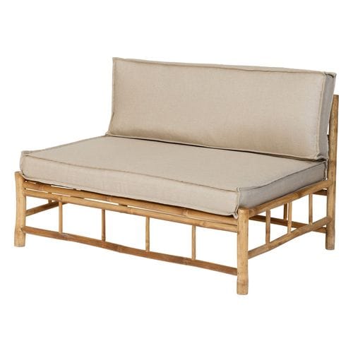 Petite banquette de jardin en bambou - Bamboo