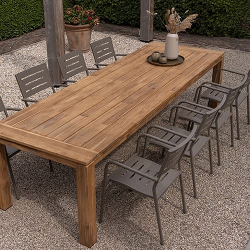 Table de jardin 300cm en teck - Stella