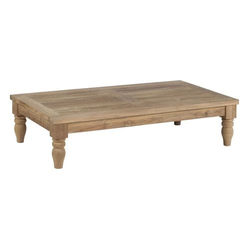 Table basse de jardin en teck recyclé - Kawang