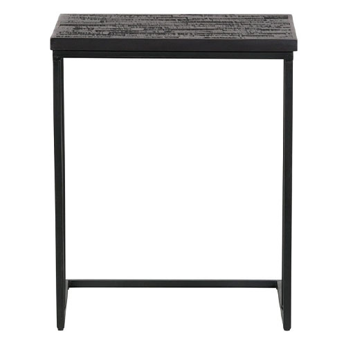 Table basse en bois noir en forme de U - Sharing