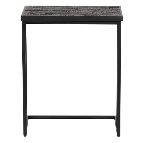 Table basse en bois noir en forme de U - Collection Sharing