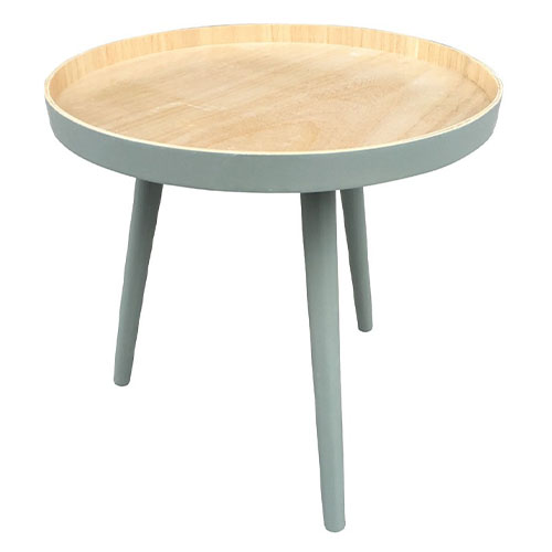 Table basse 40x40cm vert – Collection Sasha