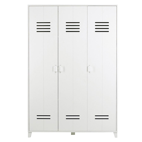 Armoires 2 portes en pin blanc – Collection Locker