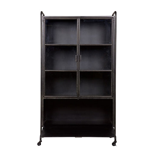 Vitrine en métal noir – Collection Steel Storage
