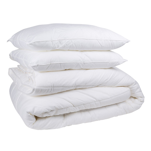 Pack couette 260x240 400g/m² + 2 oreillers 60x60 - Pack Couette 400 gr & Oreillers