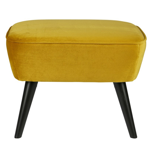 Tabouret sur jambes ocre – Collection Sara – Woood
