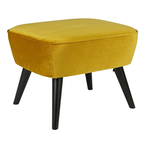 Tabouret sur jambes ocre – Collection Sara – Woood