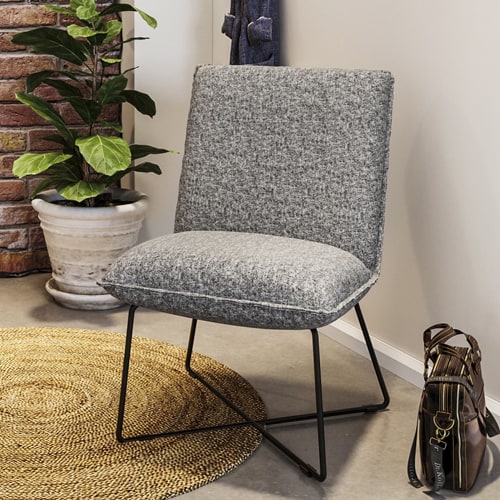 Fauteuil en tissu gris - Hall