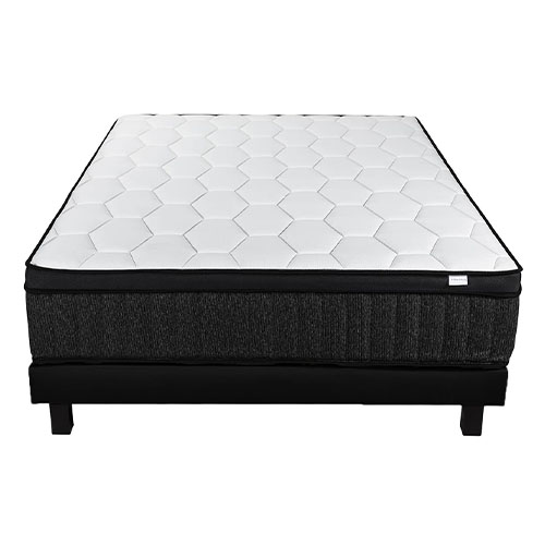 Ensemble matelas mémoire + sommier 160x200 Memo Royal Hbedding - Mousse haute densité + mémoire de forme