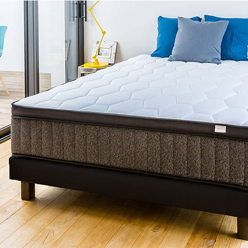 Ensemble matelas mémoire + sommier 160x200 Memo Royal Hbedding - Mousse haute densité + mémoire de forme