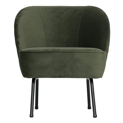 Fauteuil en velours onyx – Collection Vogue