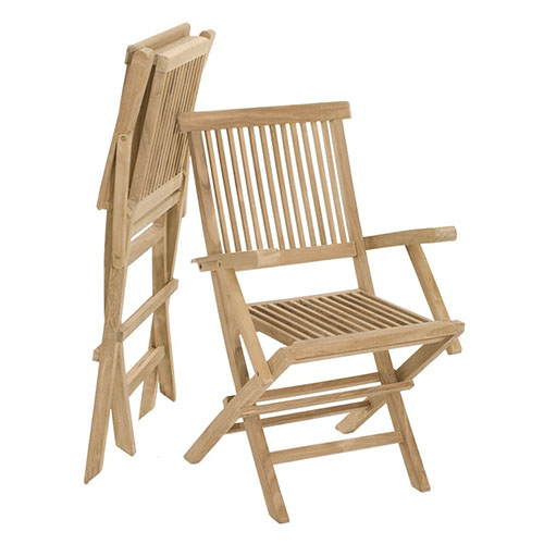 Lot de 2 fauteuils Java en teck – Collection Fun