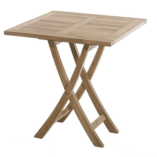 Table carrée pliante 70cm – Collection Fun