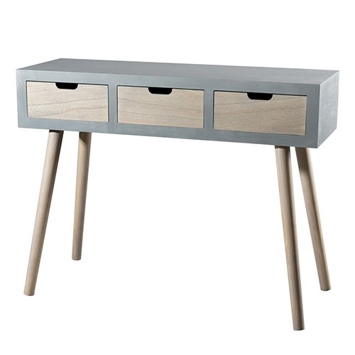 Console 3 tiroirs - Collection Lorenzo