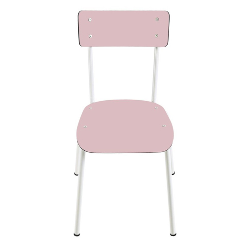 Chaise d'écolier adulte rose poudré - Collection Suzie - Les Gambettes