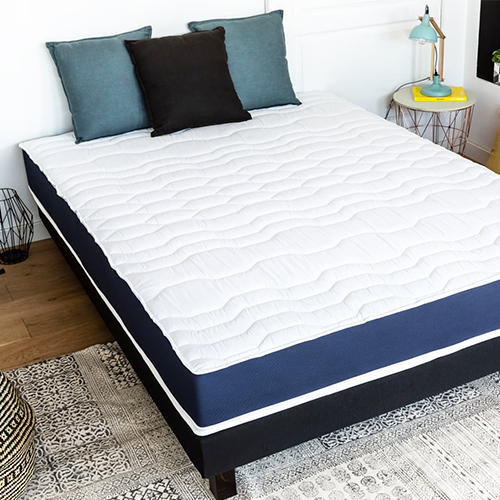 Matelas mousse mémoire de forme 160x200 Memory Fresh Hbedding - Mousse haute densité et bande respirante