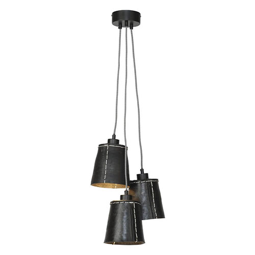 Suspension 3 abats jour noir S - Collection Amazon - Good&Mojo