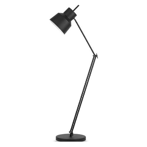 Lampadaire en fer noir - Belfast