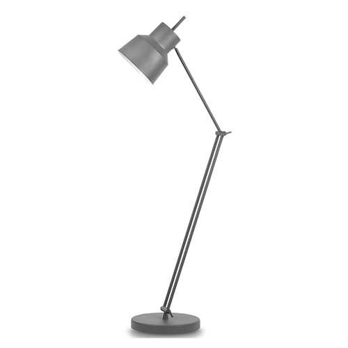 Lampadaire en fer vert gris - Belfast
