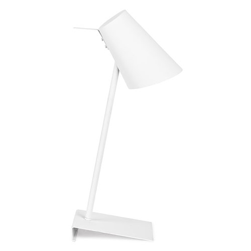 Lampe à poser en fer et gomme blanc - Cardiff