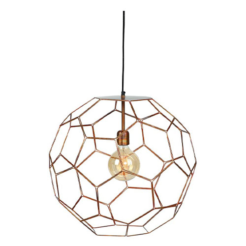 Suspension en fil de fer cuivre L - Collection Marrakesh - It's About Romi