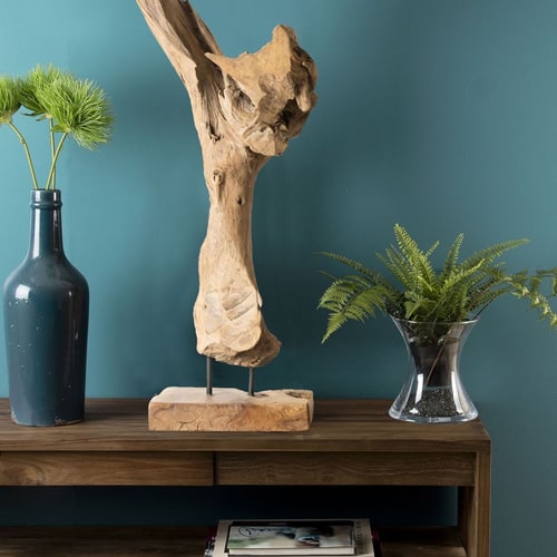 Objet décoratif branche naturelle "S" - Collection Clara
