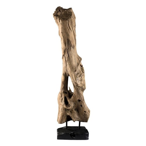 Objet décoratif branche naturelle "M" - Collection Clara