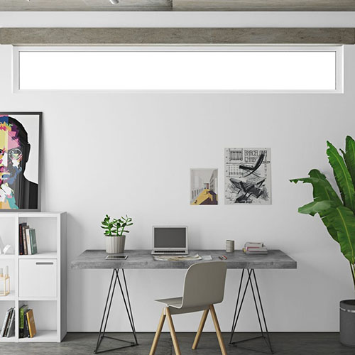 Bureau 160cm en béton piètement polygonal en métal noir - Collection Multi - Temahome