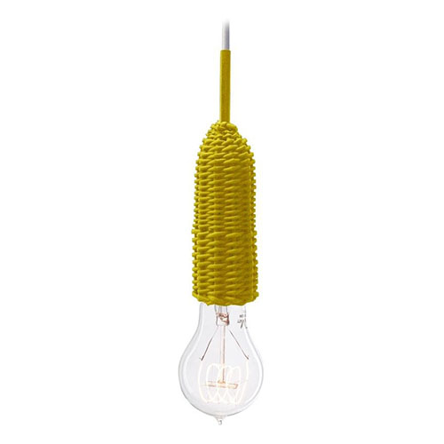 Suspension en rotin bleu - Collection Flamingo - Red Cartel