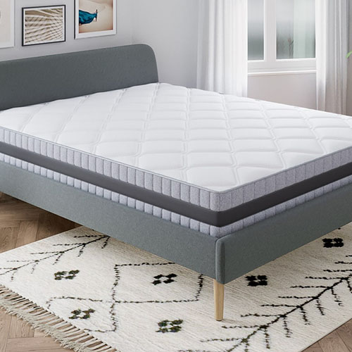 Sommier + Matelas à mémoire de forme [90, 140, 160, 180] HOMIFAB