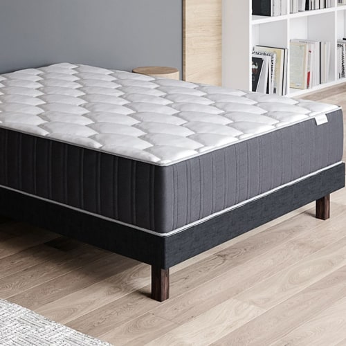 Matelas mémoire de forme 140x190 - Mousse ergonomique, mousse HR 35kg et mousse à effet mémoire de forme - Memo Prestige