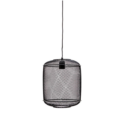 Suspension en métal noir S - Collection Hikari
