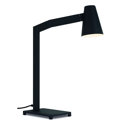 Lampe de table en métal noir - Biarritz