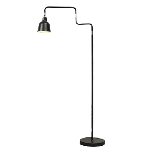 Lampadaire tube en métal noir - Collection London - It's About Romi